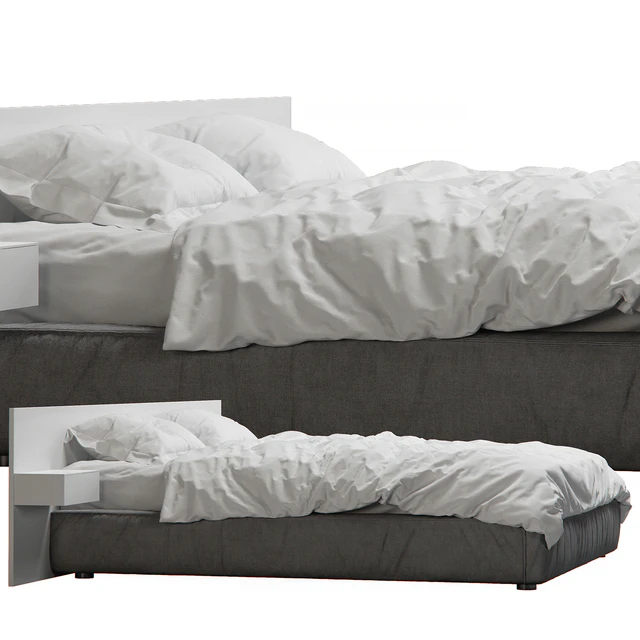Loft Bed With Wood Headboard — Descargar