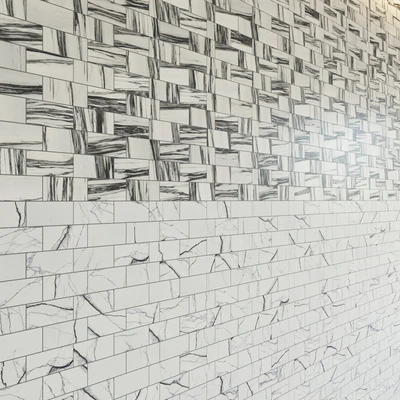 Architectural Design Floor gres Breach Fall B&W MARBLE set 1 — Вид 2