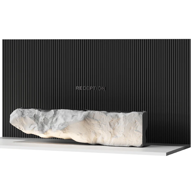 Reception desk natural rock 4 — Descargar