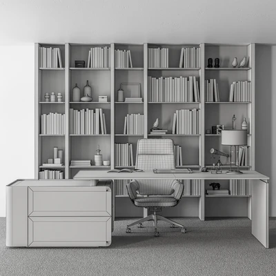 Boss Desk Set - Office Furniture 361 — Ver 3
