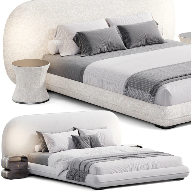 Bari bed by Como Casa — Скачать