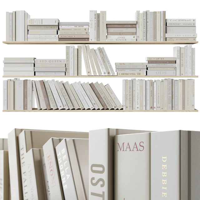 A set of books Books dark beige 1 — Descargar