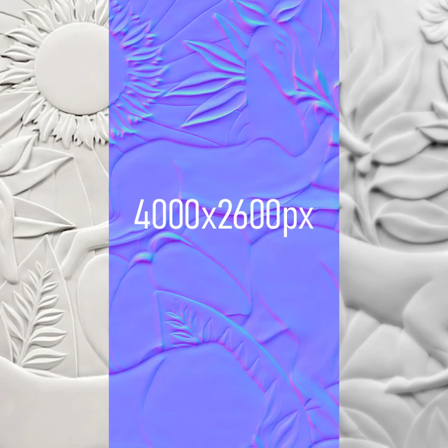 Bas-relief with deer — Descargar