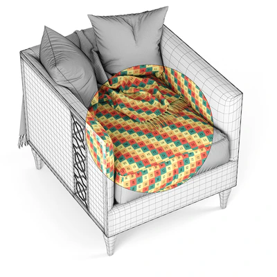 Fret knot caracole chair — Ver 3