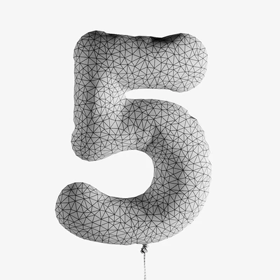 Inflatable foil balloons. Numbers. — View 3
