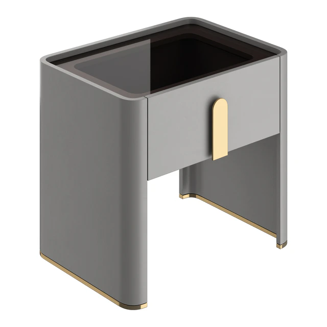 Italian light luxury bedroom bedside table — Скачать