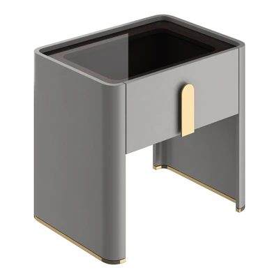 Italian light luxury bedroom bedside table — Вид 1