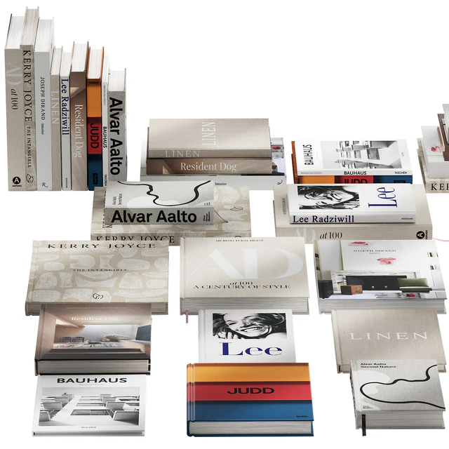 030 Decorative books set 01 neutral 00 — Скачать