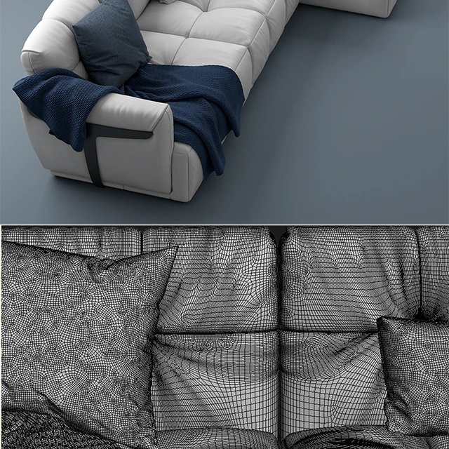 Sofa Herman NATUZZI ITALIA — Descargar