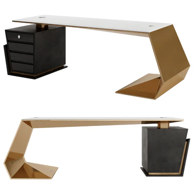 GT-GOLD Executive Desk by Tonino Lamborghini — Ver 2