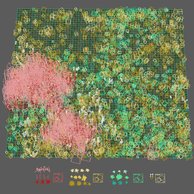 Realistic meadow grass — Ver 5