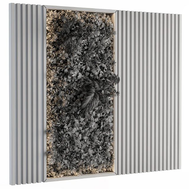 Wooden Vertical Garden - Wall Decor — Descargar