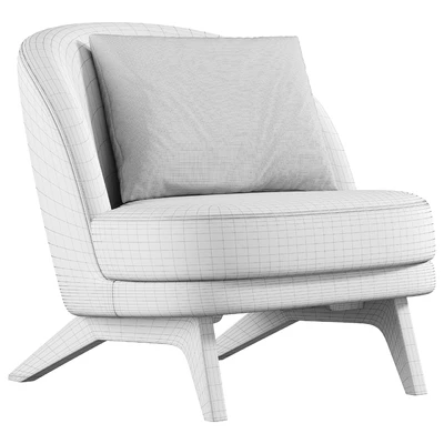 Armchair Pyle by divan.ru, Pyle Cozy White — Ver 2