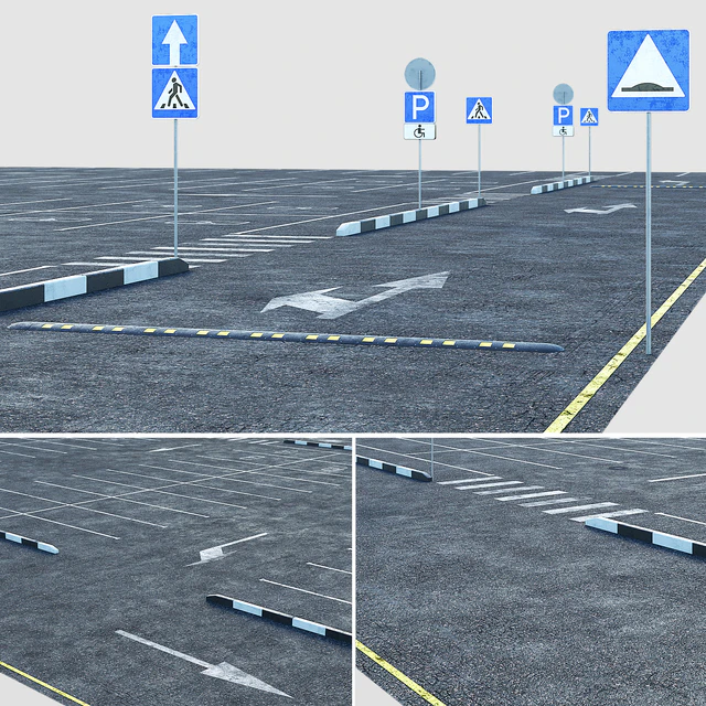 Outdoor car park — Descargar