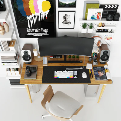 Workplace set with decor IKEA. Sk 2 — Ver 2