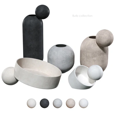 Bulb collection vases — Ver 2