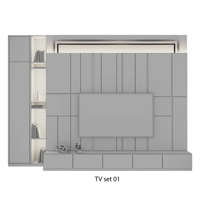 TV Wall set.01 — Descargar