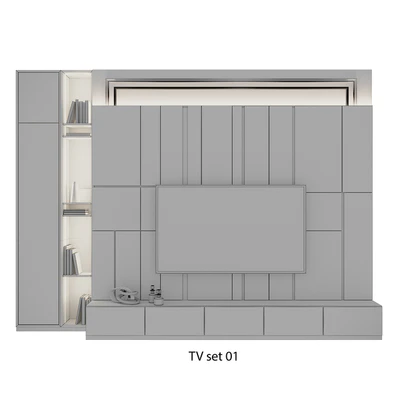 TV Wall set.01 — Ver 2