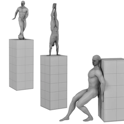 deco sculpture m 02 — View 3