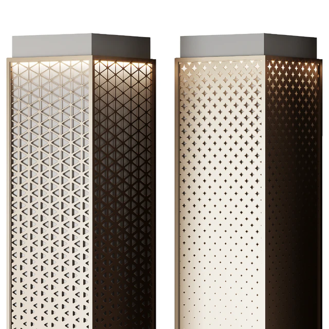 Metal columns with perforation No. 4 — Descargar