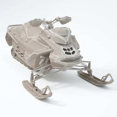 Ski-Doo Renegade X-RS 900 ACE Turbo Snowmobile — Ver 4