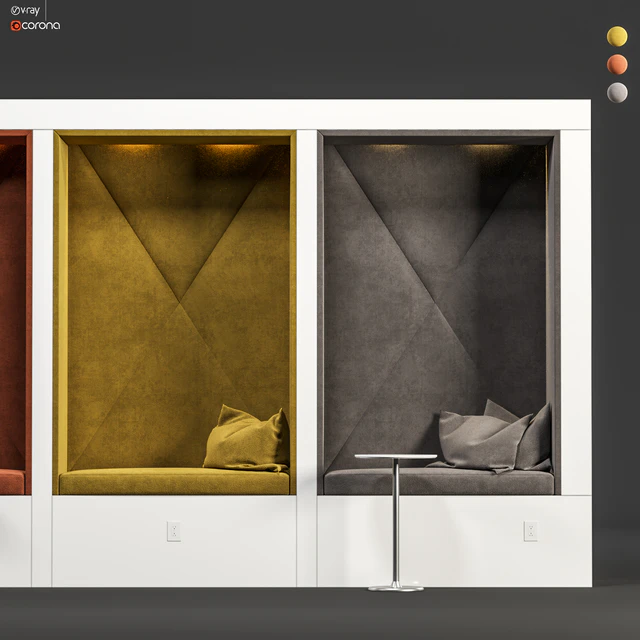 Restaurant and office Lobi Soft Seating-3 — Descargar