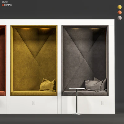 Restaurant and office Lobi Soft Seating-3 — Ver 3