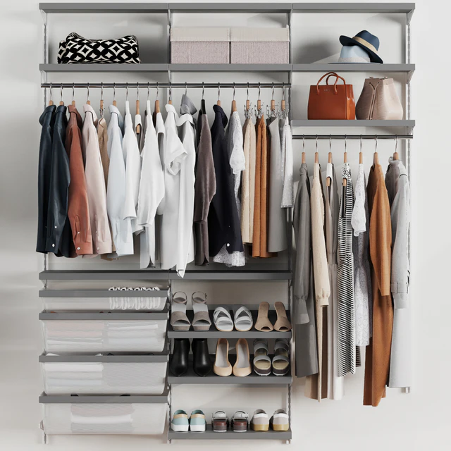 Гардероб ,настенный модуль ,платья,одежда 4 Clothes — Скачать