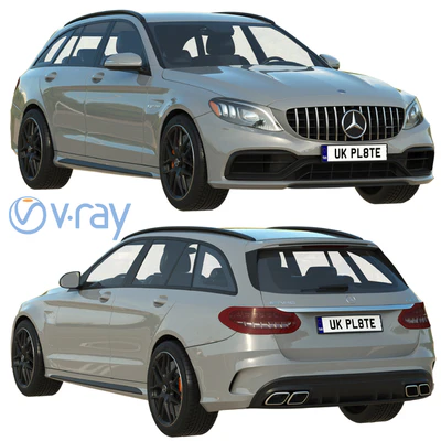 Mercedes Benz AMG C63 Estate — Вид 1