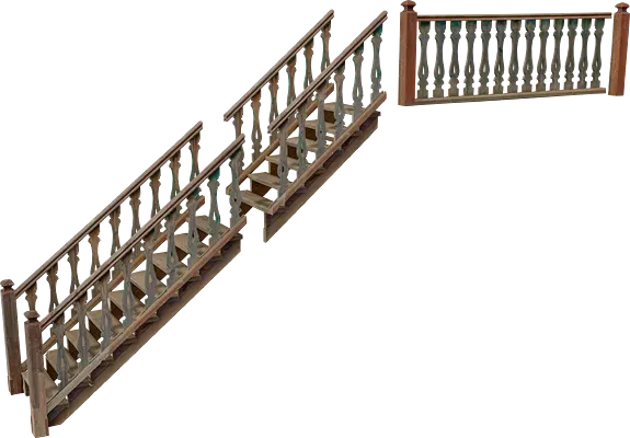 modular stairs and handrail kit 002 — Descargar