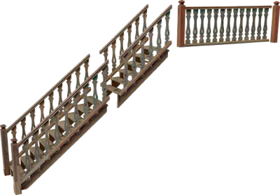 modular stairs and handrail kit 002 — Descargar