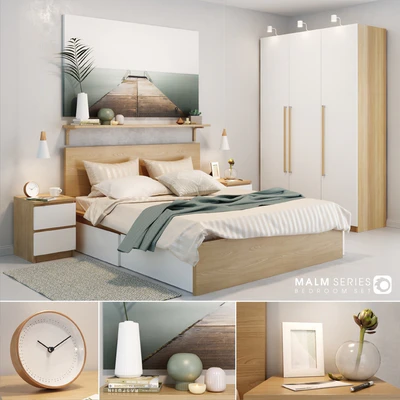 MALM bedroom set — Ver 1