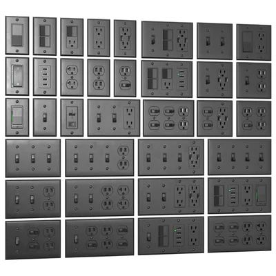 Bestten US wall switch and sockets — Вид 1