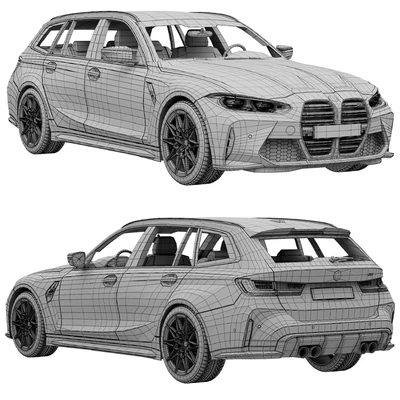 BMW M3 Competition Touring 2022 — Вид 3