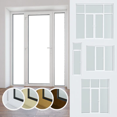 Set of plastic windows and doors 10 — Ver 1