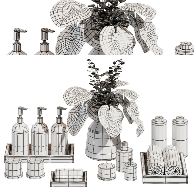 Decorative bathroom set 04 — Descargar