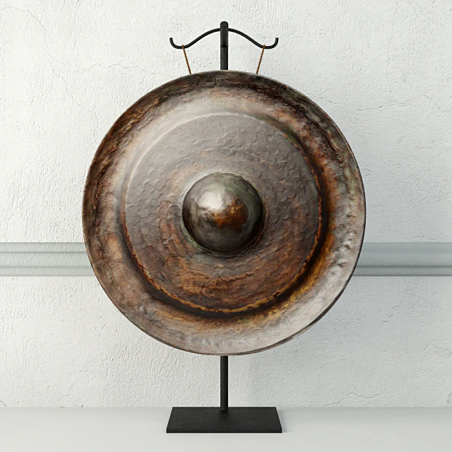 19th Century Laos Bronze Gong — Скачать