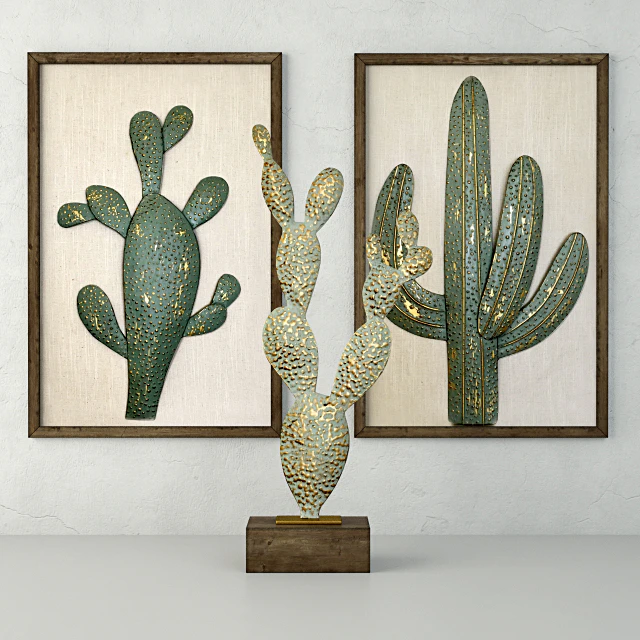 Metal Cactus Sculptures — Descargar