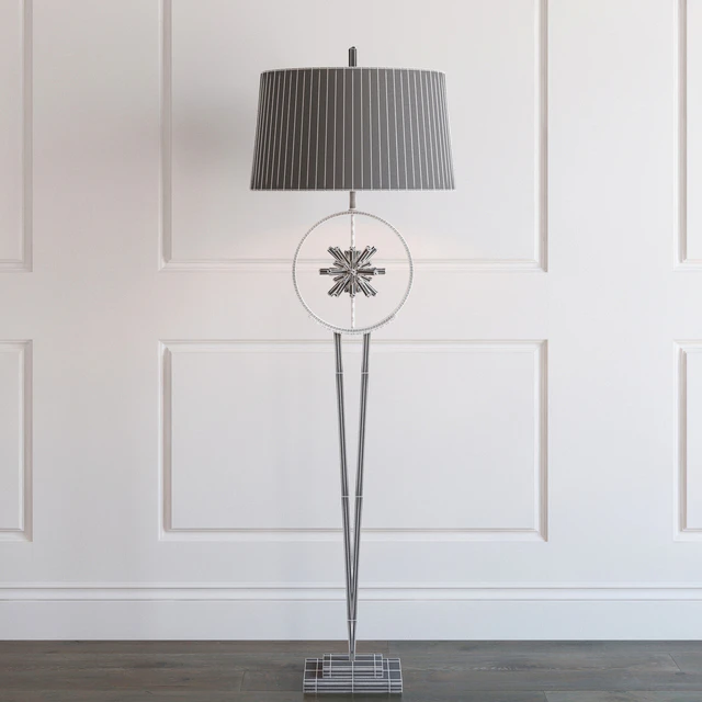 Encircled quartz crystal star floor lamp — Descargar
