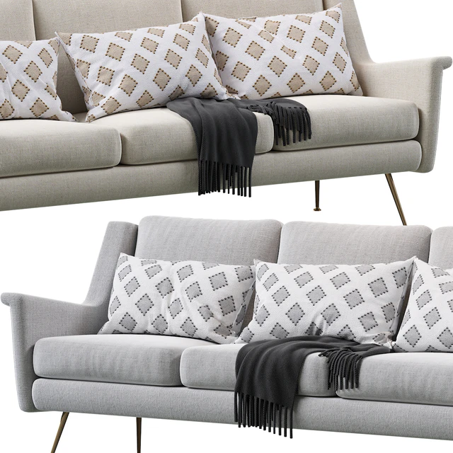 Carlo Mid-Century Sofa (77.5") — Скачать