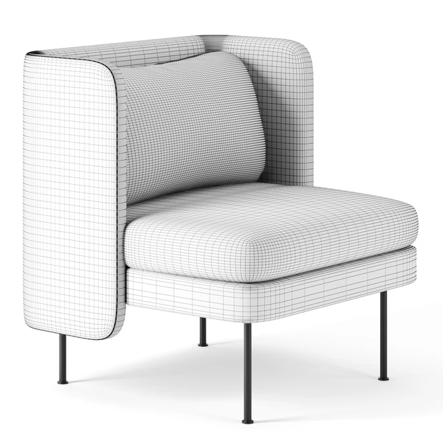 Bloke Velvet Lounge Chair by Blu Dot — Descargar