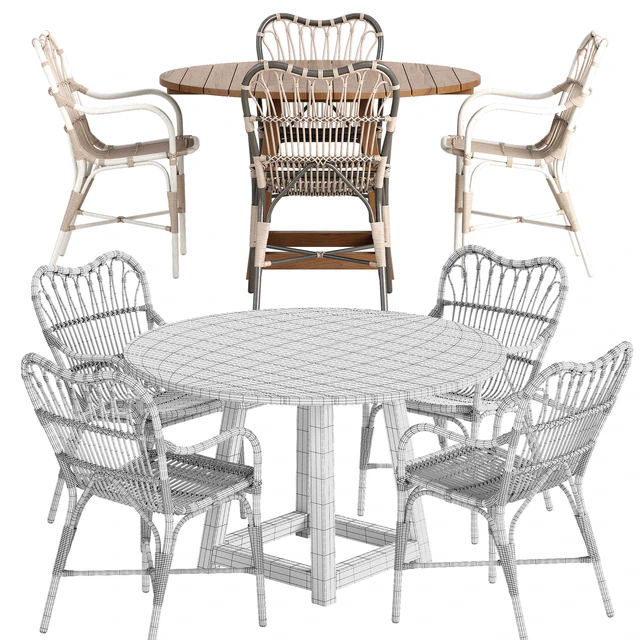 Sika Design Margret chair George table set — Descargar