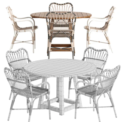 Sika Design Margret chair George table set — Ver 2