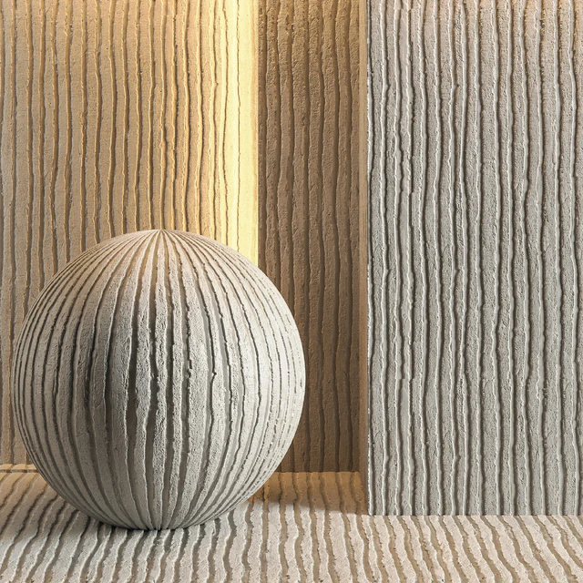 Ribbed wall plaster — Скачать