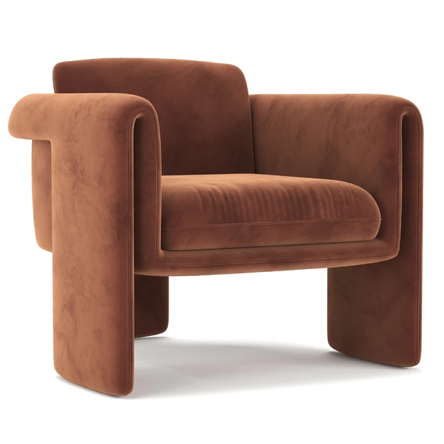 Floria Velvet Chair — Скачать