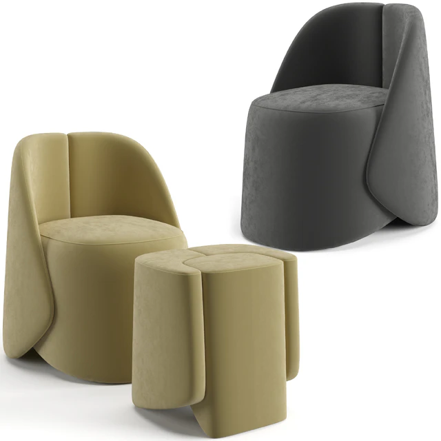 Baxter Keren little armchair — Скачать