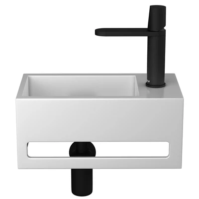 Мини раковина Kingkonree Wall Hung & смеситель Antoniolupi Indigo — Вид 2