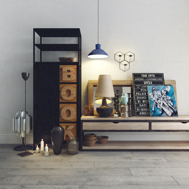 Decorative set. Loft style — Descargar