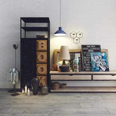Decorative set. Loft style — Ver 1
