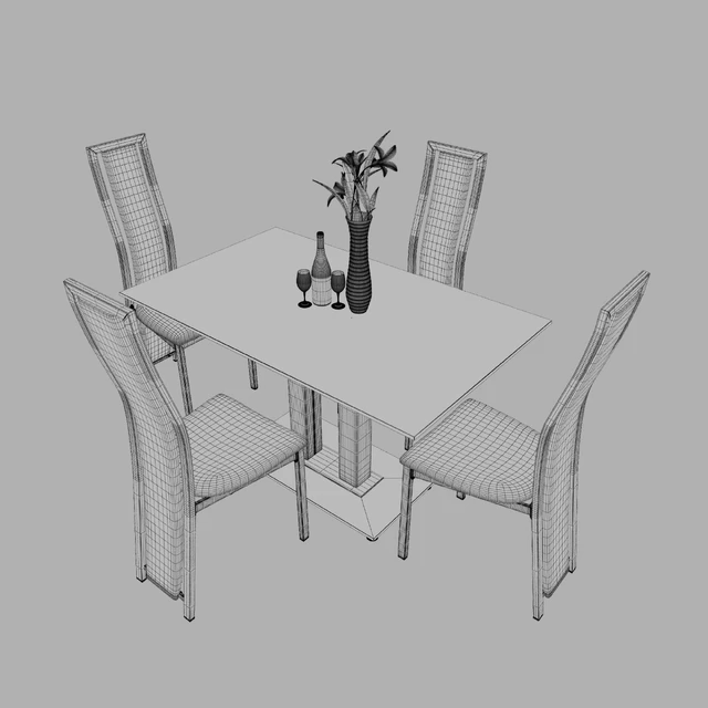 Diining Table Avrora & C-100 chair — Descargar
